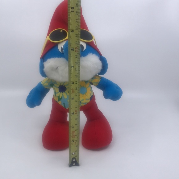 Peyo 1996 Papa Smurf Plush - Picture 4 of 7
